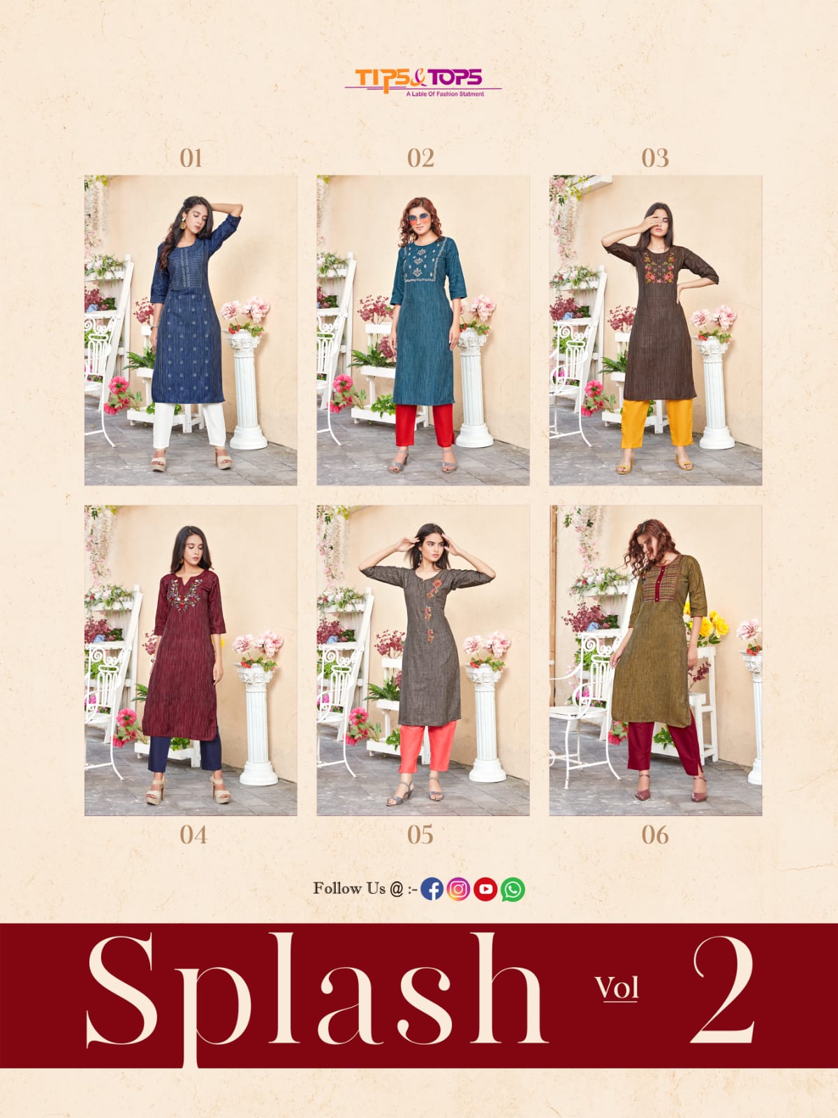 SPLASH 2 Fancy Ethnic Wear Latest Cotton Designer Kurti Collection
